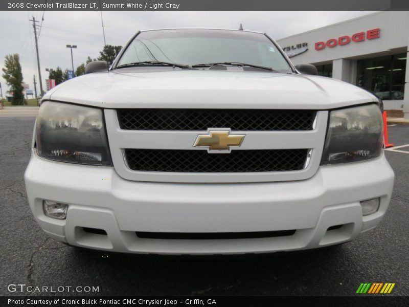 Summit White / Light Gray 2008 Chevrolet TrailBlazer LT