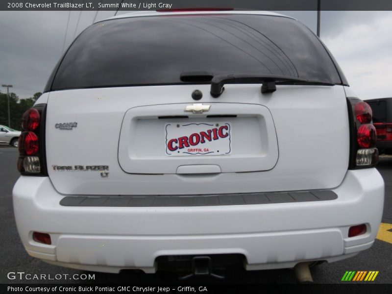 Summit White / Light Gray 2008 Chevrolet TrailBlazer LT