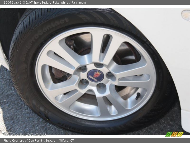 Polar White / Parchment 2006 Saab 9-3 2.0T Sport Sedan