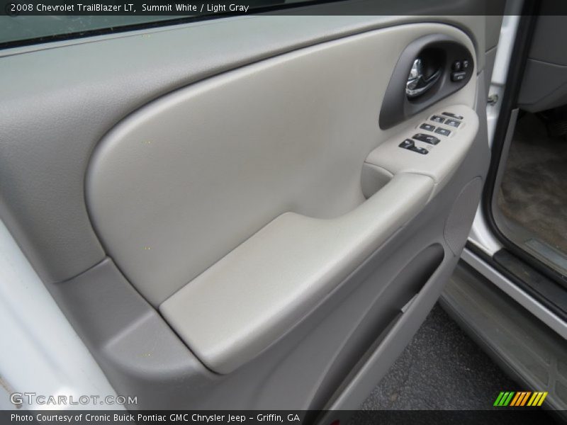 Summit White / Light Gray 2008 Chevrolet TrailBlazer LT