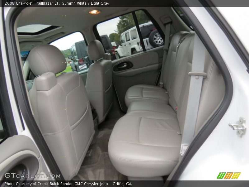 Summit White / Light Gray 2008 Chevrolet TrailBlazer LT