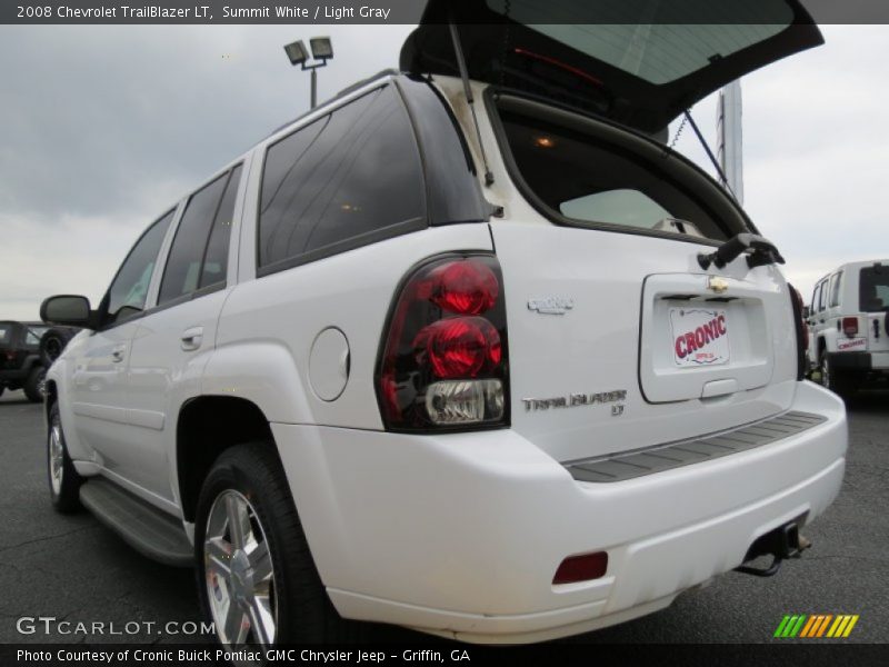Summit White / Light Gray 2008 Chevrolet TrailBlazer LT