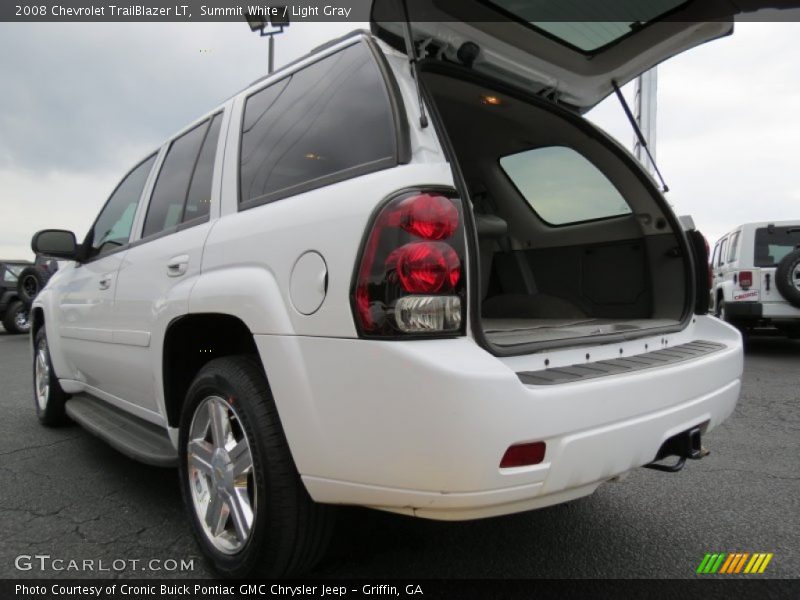 Summit White / Light Gray 2008 Chevrolet TrailBlazer LT