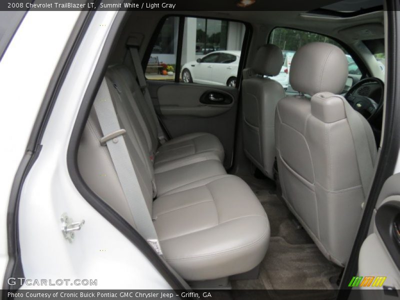 Summit White / Light Gray 2008 Chevrolet TrailBlazer LT