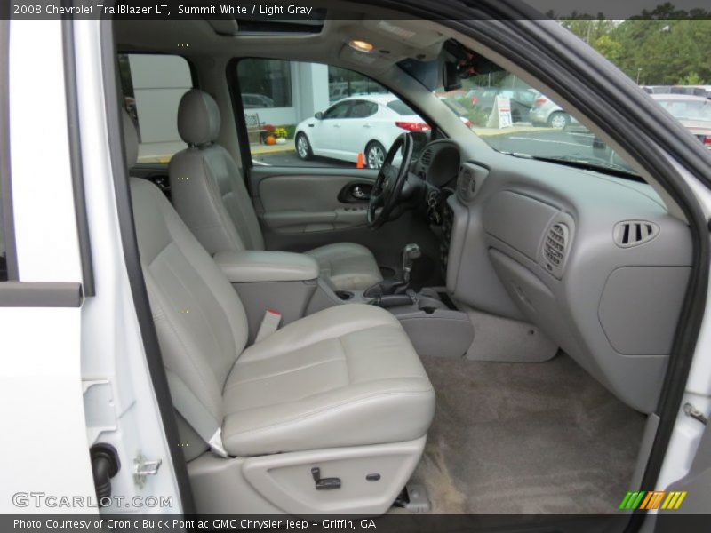 Summit White / Light Gray 2008 Chevrolet TrailBlazer LT