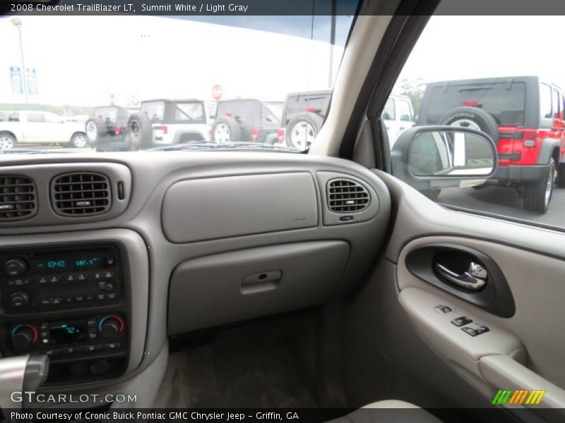 Summit White / Light Gray 2008 Chevrolet TrailBlazer LT