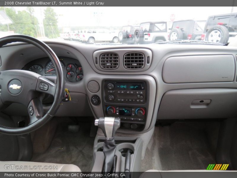 Summit White / Light Gray 2008 Chevrolet TrailBlazer LT