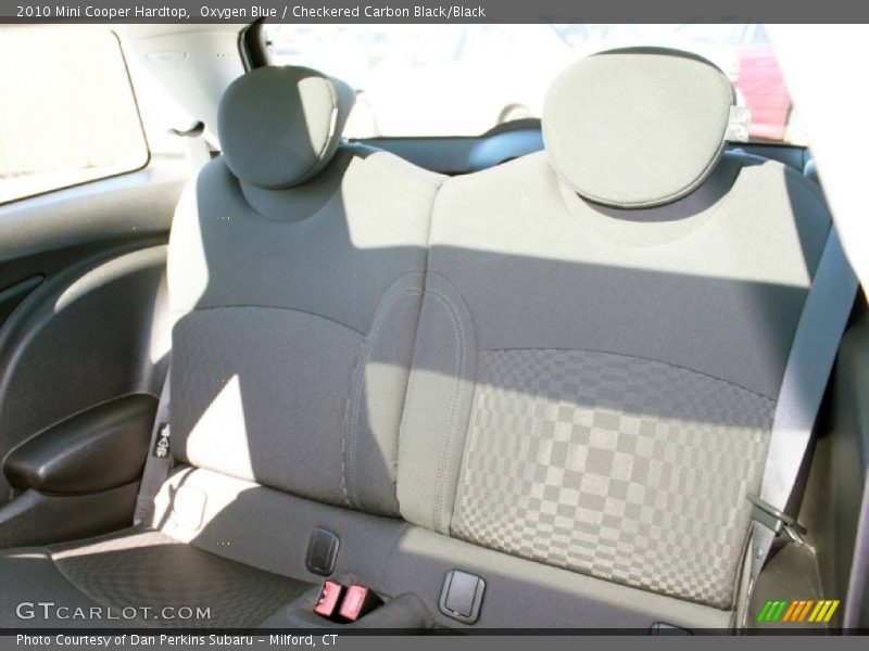 Oxygen Blue / Checkered Carbon Black/Black 2010 Mini Cooper Hardtop