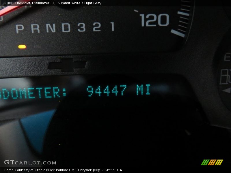 Summit White / Light Gray 2008 Chevrolet TrailBlazer LT