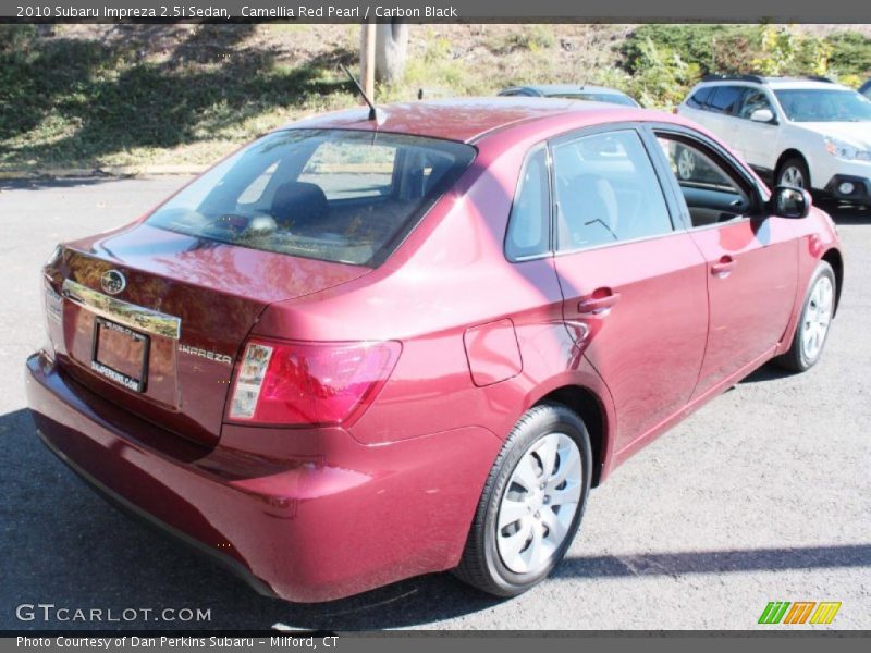 Camellia Red Pearl / Carbon Black 2010 Subaru Impreza 2.5i Sedan