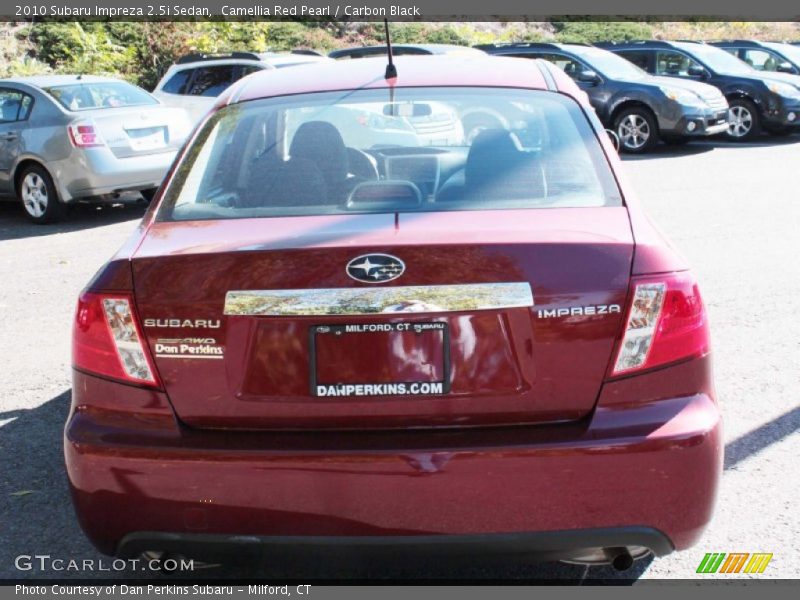 Camellia Red Pearl / Carbon Black 2010 Subaru Impreza 2.5i Sedan