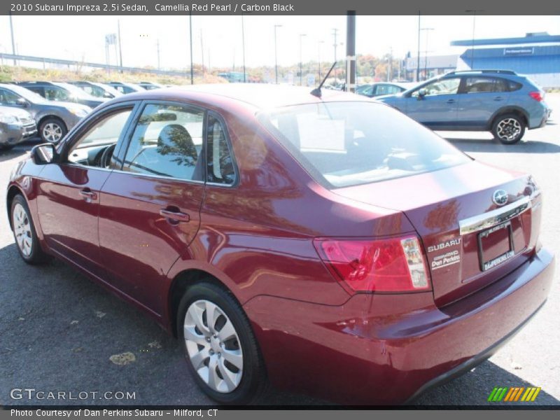 Camellia Red Pearl / Carbon Black 2010 Subaru Impreza 2.5i Sedan