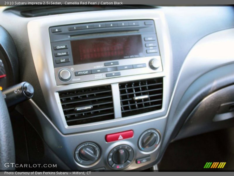 Camellia Red Pearl / Carbon Black 2010 Subaru Impreza 2.5i Sedan