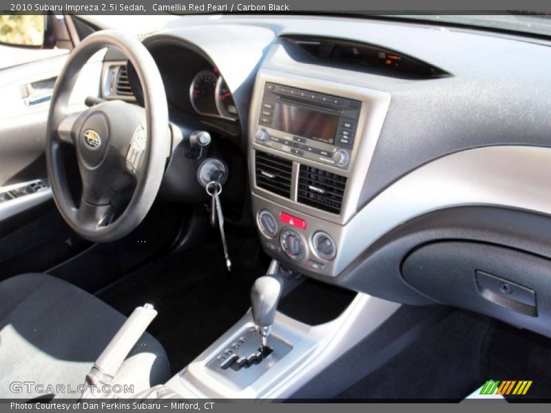 Camellia Red Pearl / Carbon Black 2010 Subaru Impreza 2.5i Sedan
