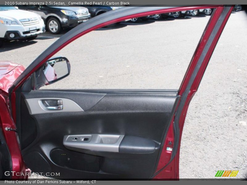 Camellia Red Pearl / Carbon Black 2010 Subaru Impreza 2.5i Sedan
