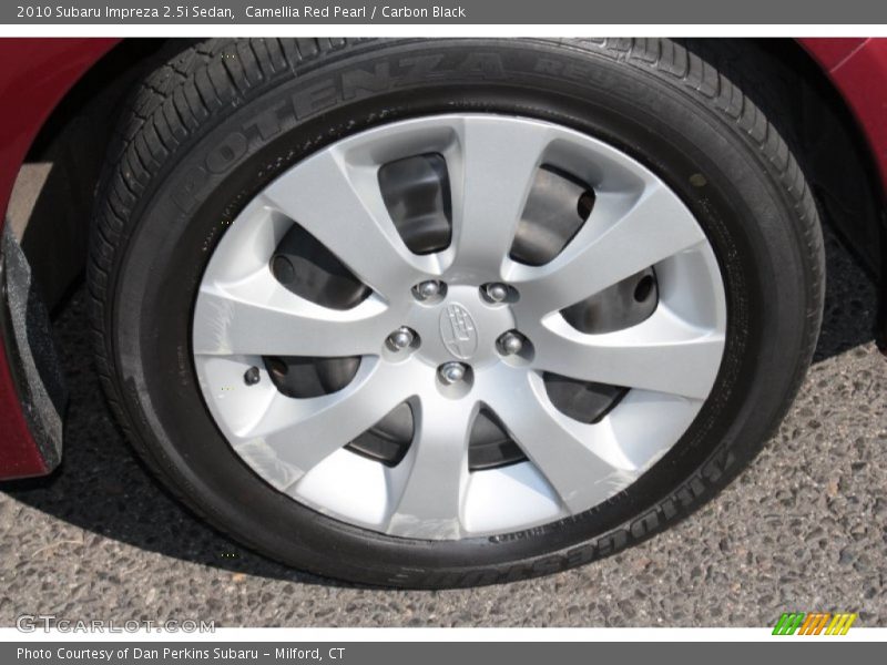 Camellia Red Pearl / Carbon Black 2010 Subaru Impreza 2.5i Sedan