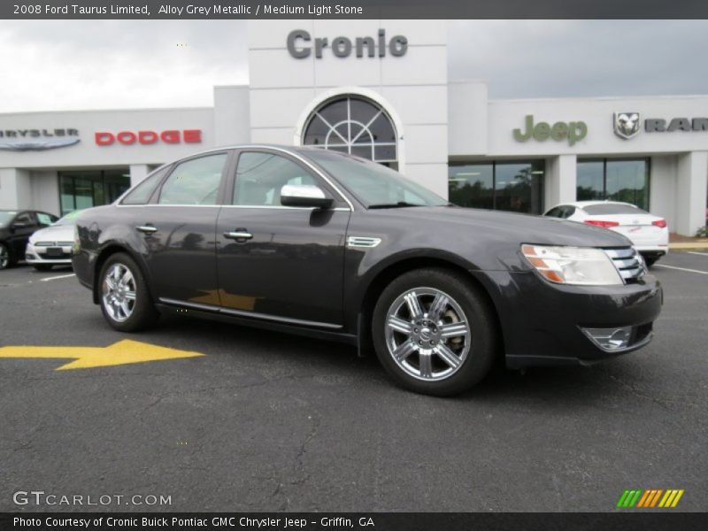 Alloy Grey Metallic / Medium Light Stone 2008 Ford Taurus Limited