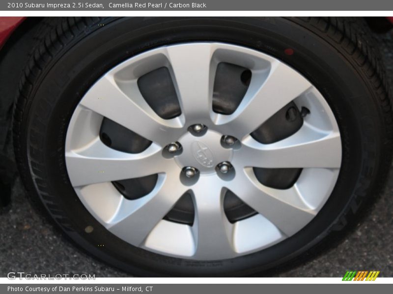 Camellia Red Pearl / Carbon Black 2010 Subaru Impreza 2.5i Sedan