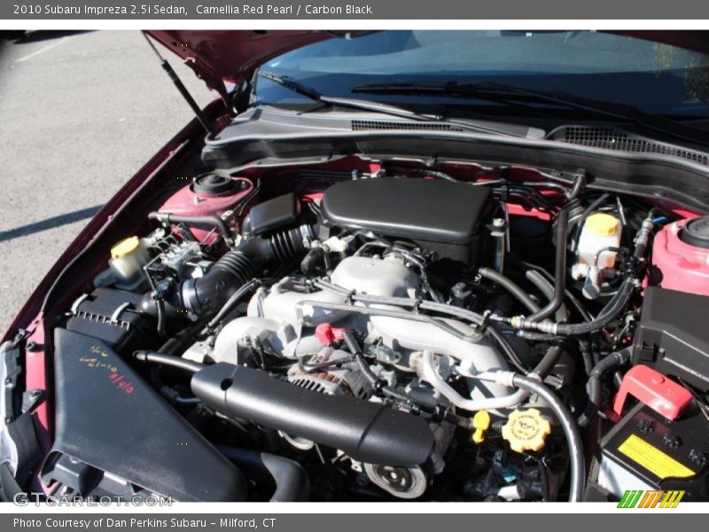 Camellia Red Pearl / Carbon Black 2010 Subaru Impreza 2.5i Sedan