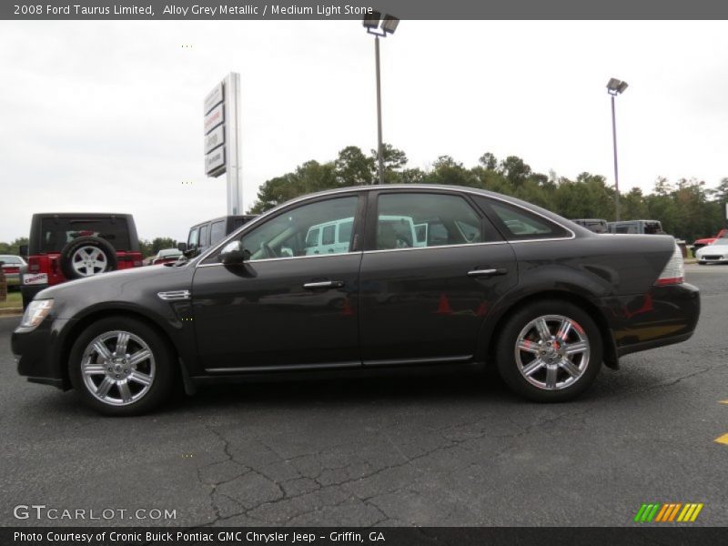 Alloy Grey Metallic / Medium Light Stone 2008 Ford Taurus Limited