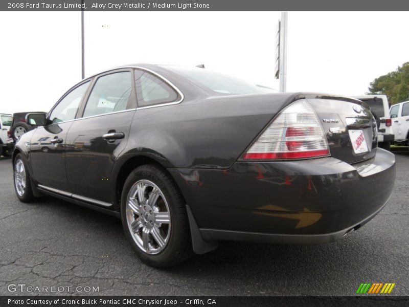 Alloy Grey Metallic / Medium Light Stone 2008 Ford Taurus Limited