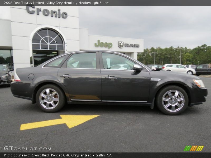 Alloy Grey Metallic / Medium Light Stone 2008 Ford Taurus Limited