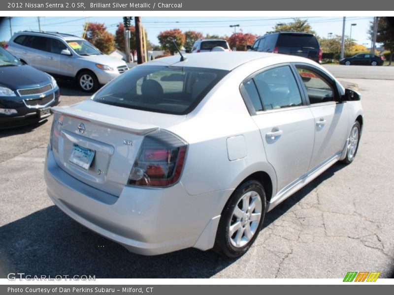Brilliant Silver Metallic / Charcoal 2012 Nissan Sentra 2.0 SR