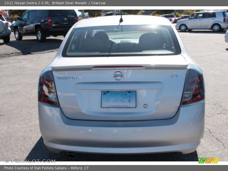 Brilliant Silver Metallic / Charcoal 2012 Nissan Sentra 2.0 SR