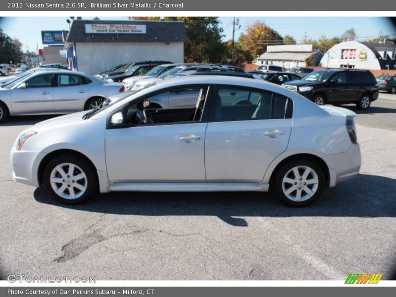 Brilliant Silver Metallic / Charcoal 2012 Nissan Sentra 2.0 SR