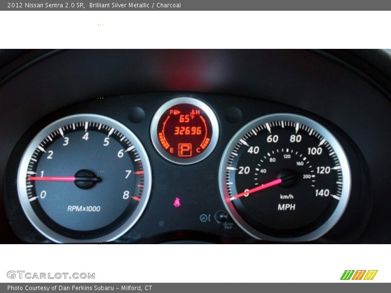 Brilliant Silver Metallic / Charcoal 2012 Nissan Sentra 2.0 SR