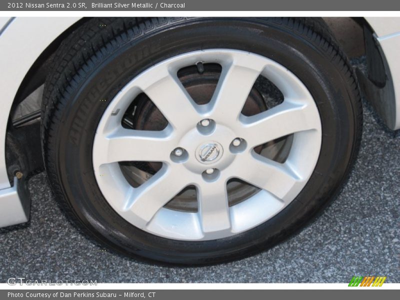 Brilliant Silver Metallic / Charcoal 2012 Nissan Sentra 2.0 SR