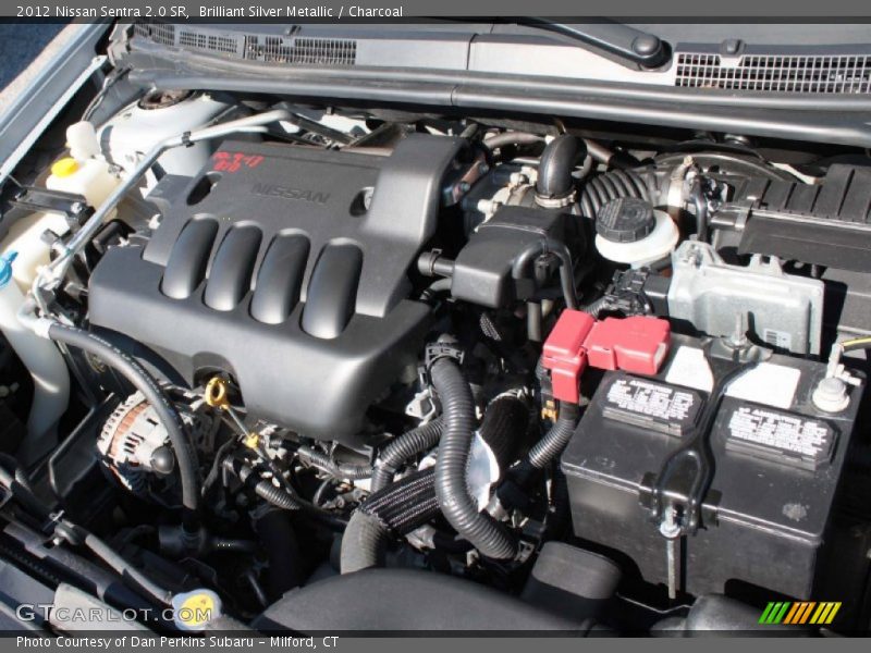 Brilliant Silver Metallic / Charcoal 2012 Nissan Sentra 2.0 SR