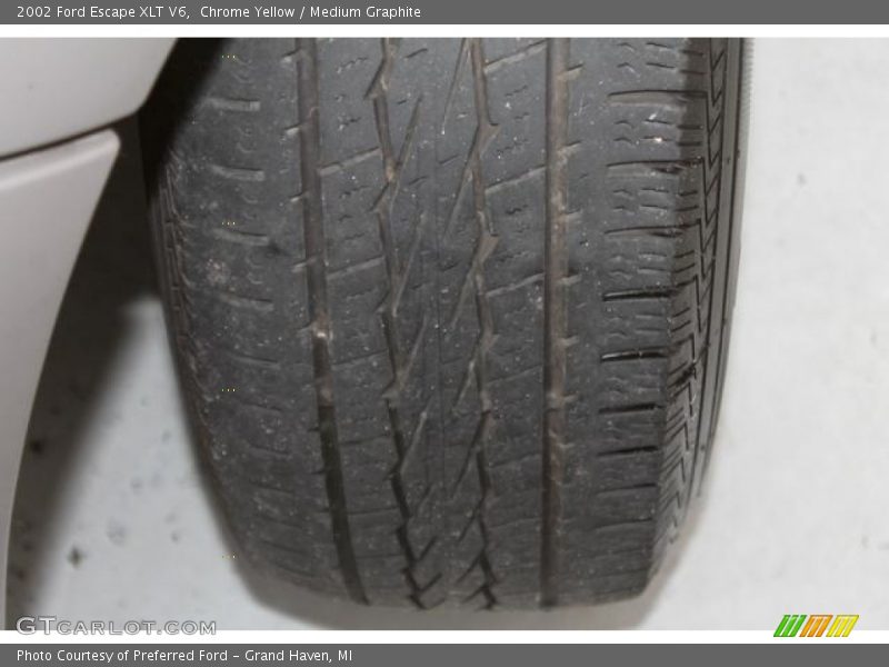 Chrome Yellow / Medium Graphite 2002 Ford Escape XLT V6