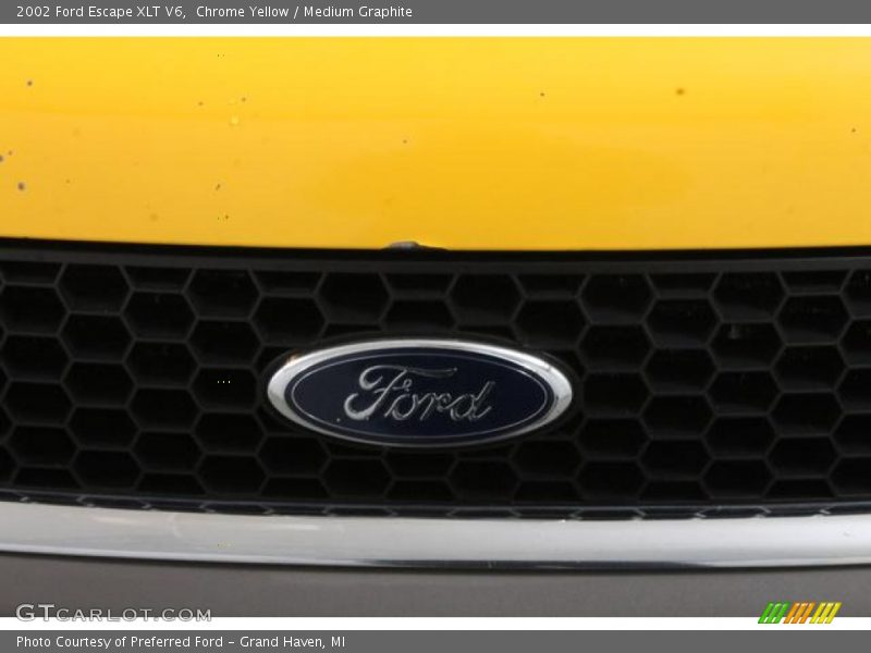 Chrome Yellow / Medium Graphite 2002 Ford Escape XLT V6