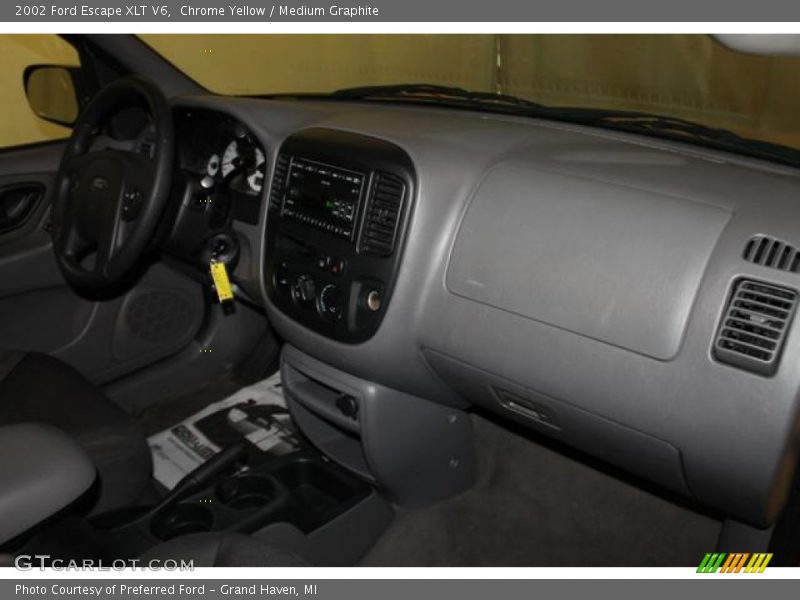 Chrome Yellow / Medium Graphite 2002 Ford Escape XLT V6