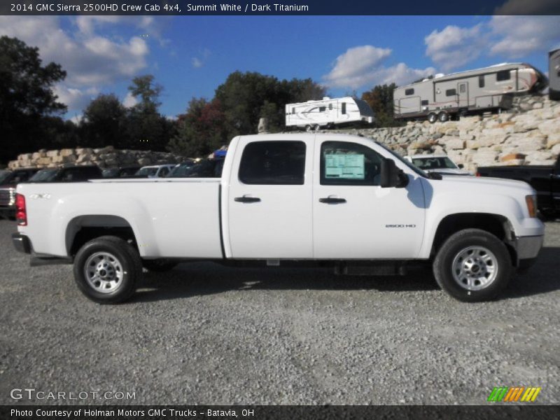Summit White / Dark Titanium 2014 GMC Sierra 2500HD Crew Cab 4x4