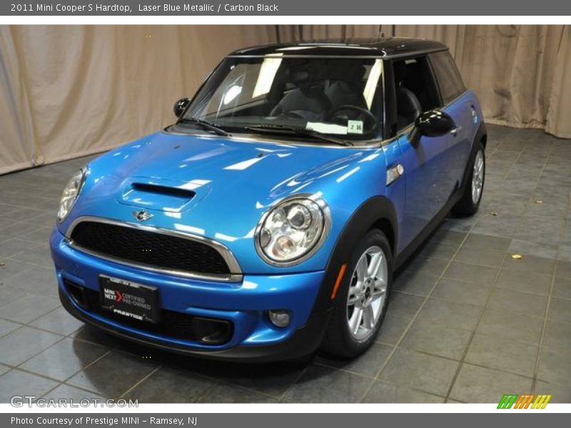 Laser Blue Metallic / Carbon Black 2011 Mini Cooper S Hardtop