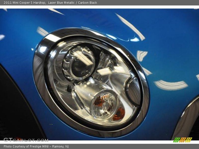 Laser Blue Metallic / Carbon Black 2011 Mini Cooper S Hardtop