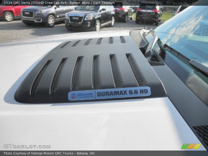 Summit White / Dark Titanium 2014 GMC Sierra 2500HD Crew Cab 4x4