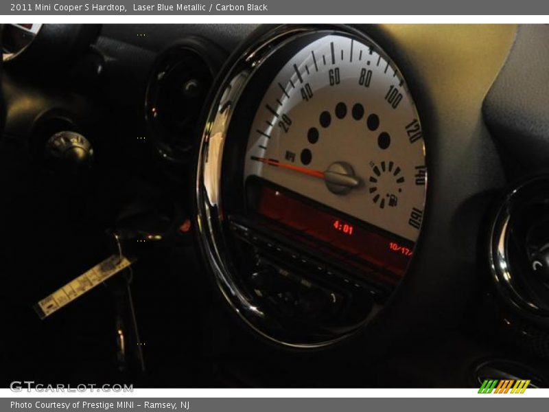 Laser Blue Metallic / Carbon Black 2011 Mini Cooper S Hardtop