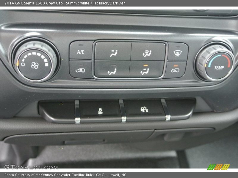 Summit White / Jet Black/Dark Ash 2014 GMC Sierra 1500 Crew Cab