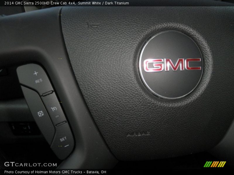 Summit White / Dark Titanium 2014 GMC Sierra 2500HD Crew Cab 4x4