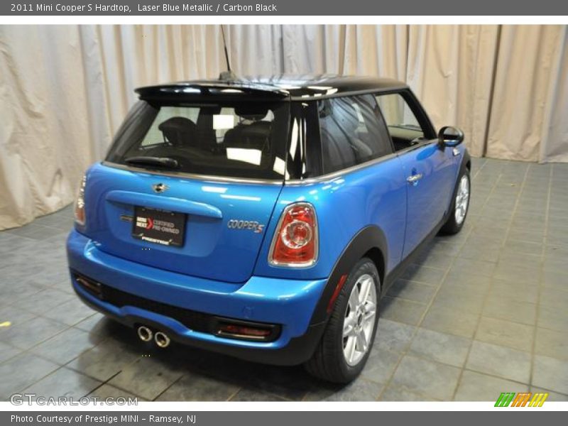 Laser Blue Metallic / Carbon Black 2011 Mini Cooper S Hardtop