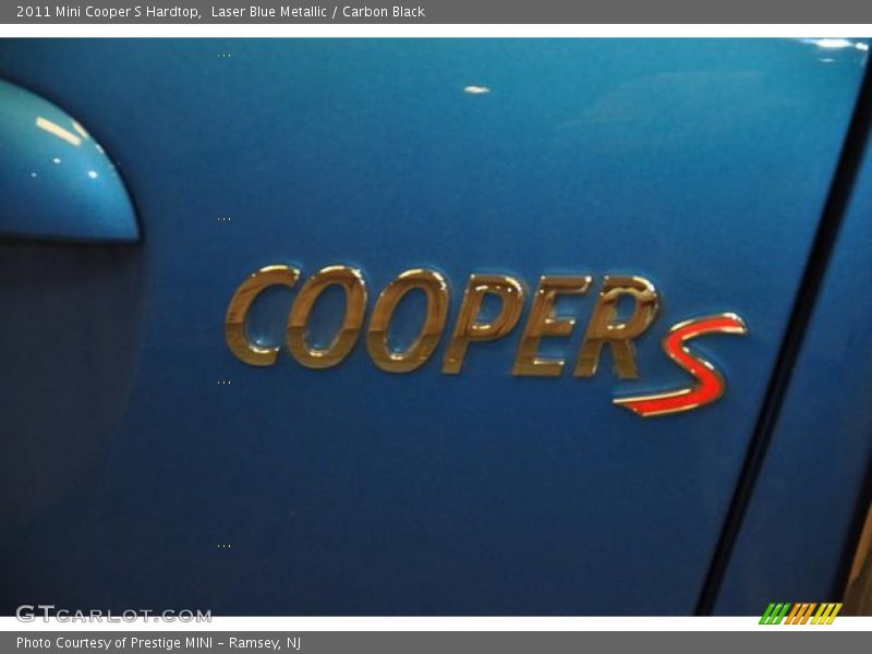 Laser Blue Metallic / Carbon Black 2011 Mini Cooper S Hardtop