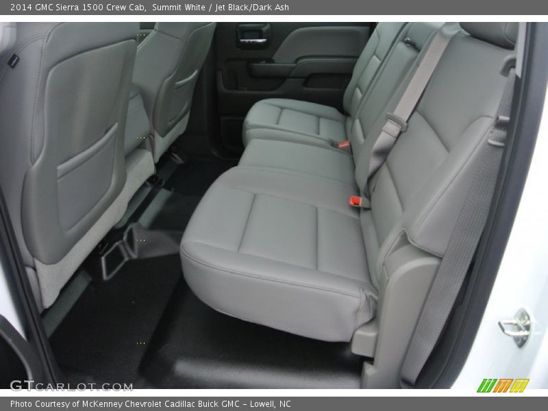 Summit White / Jet Black/Dark Ash 2014 GMC Sierra 1500 Crew Cab
