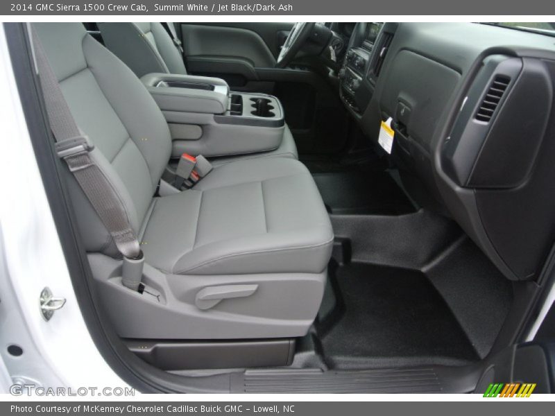 Summit White / Jet Black/Dark Ash 2014 GMC Sierra 1500 Crew Cab