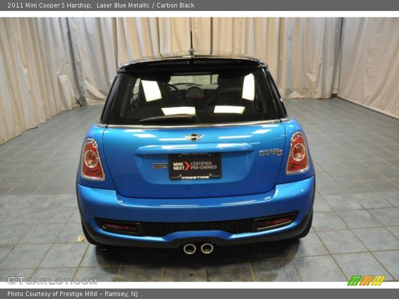 Laser Blue Metallic / Carbon Black 2011 Mini Cooper S Hardtop