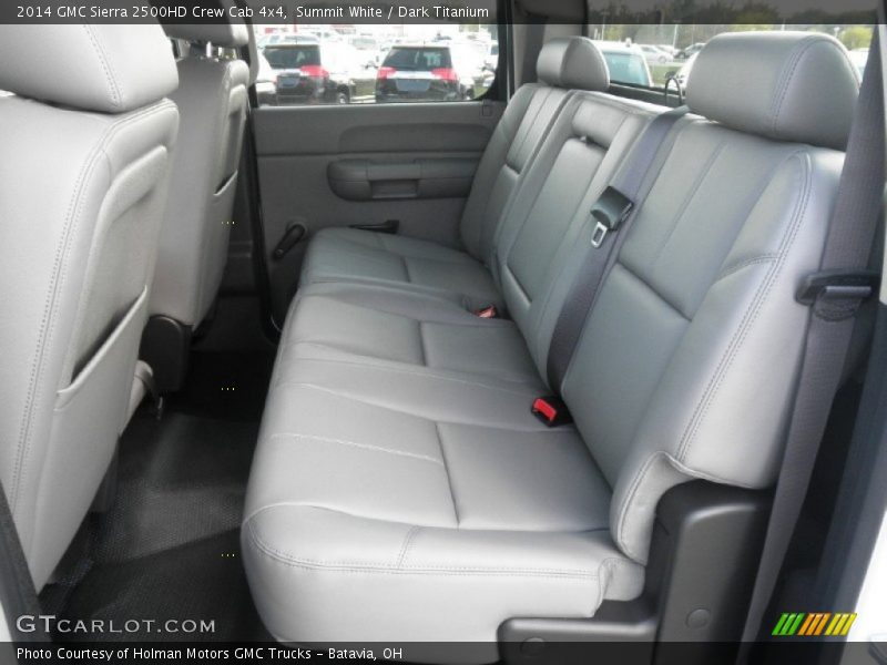 Rear Seat of 2014 Sierra 2500HD Crew Cab 4x4