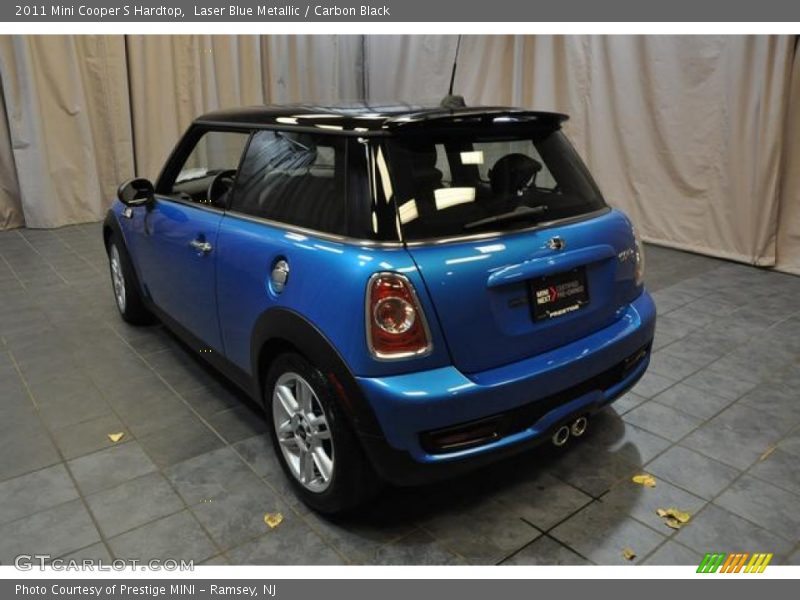 Laser Blue Metallic / Carbon Black 2011 Mini Cooper S Hardtop
