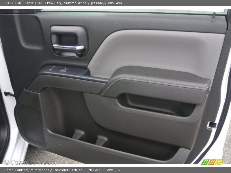 Summit White / Jet Black/Dark Ash 2014 GMC Sierra 1500 Crew Cab